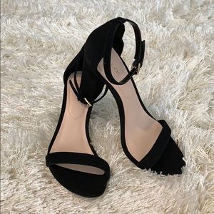 Aldo Myly Ankle Strap Suede Heels